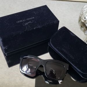 Giorgio Armani Govconne Black Sunglasses